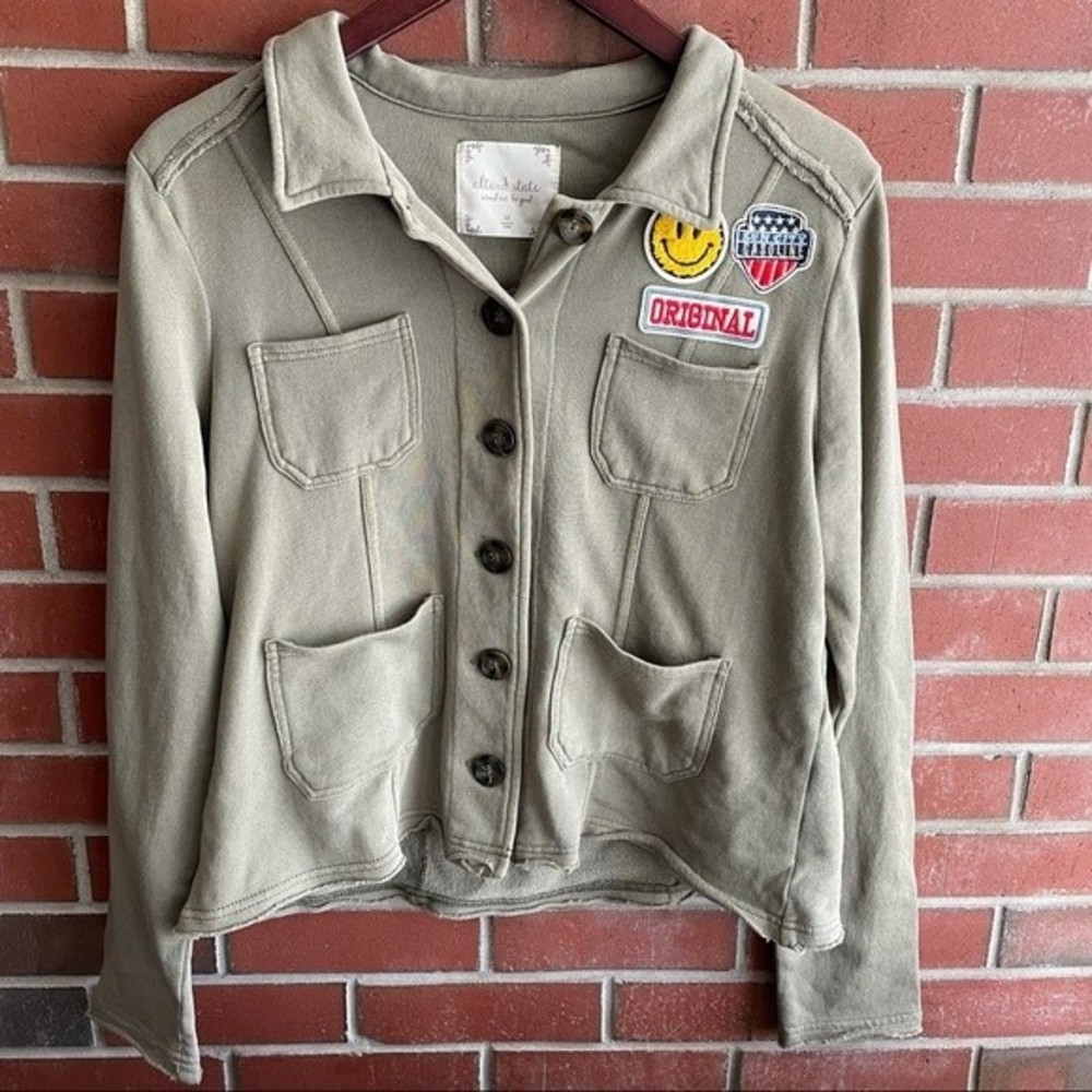 Green Military Style Jacket
